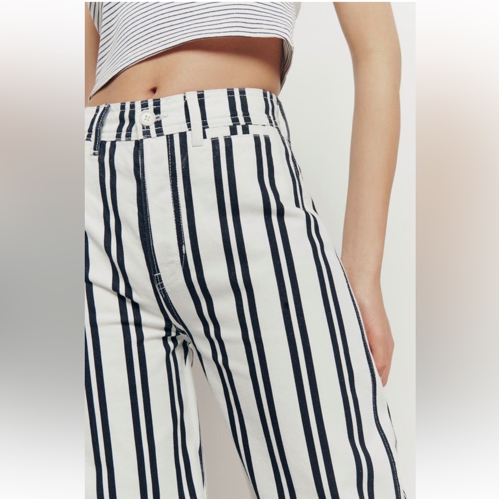 BNWT Reformation ultra high waist wide leg organic cotton, Size 25